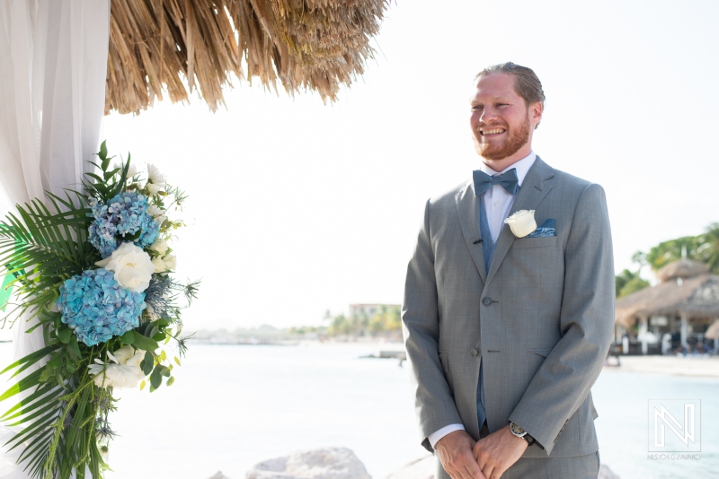 Groom waiting for the bride