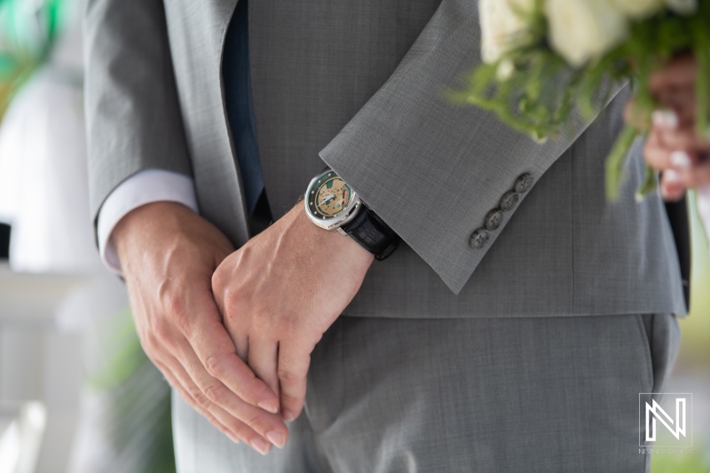 Groom's hands
