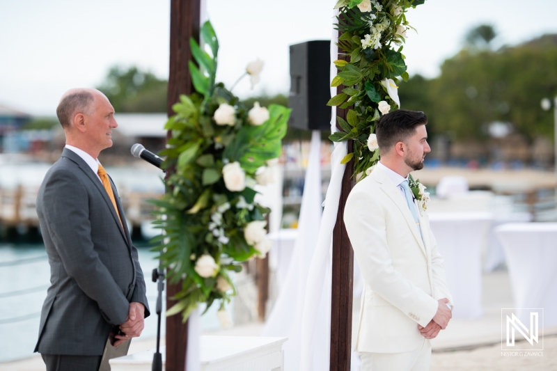 Groom's first reaction