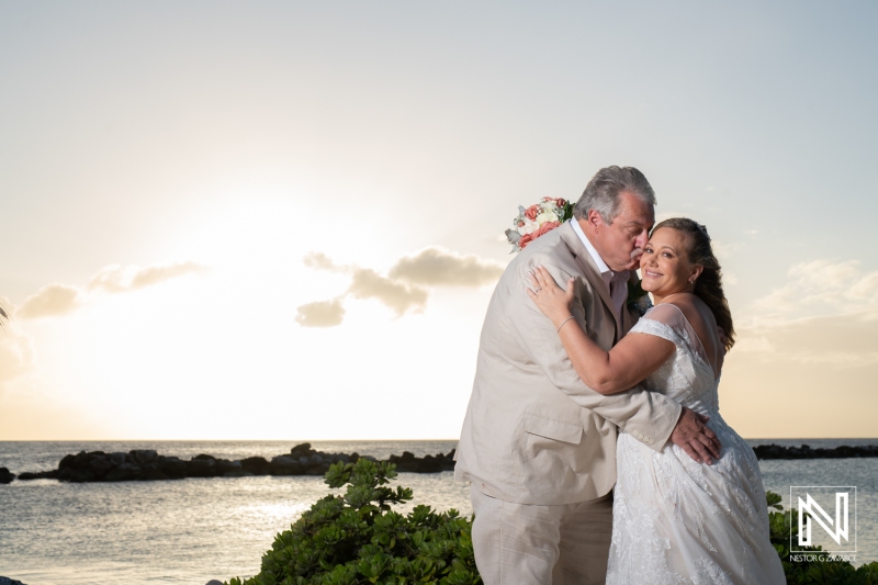 Bride and groom photoshoot session