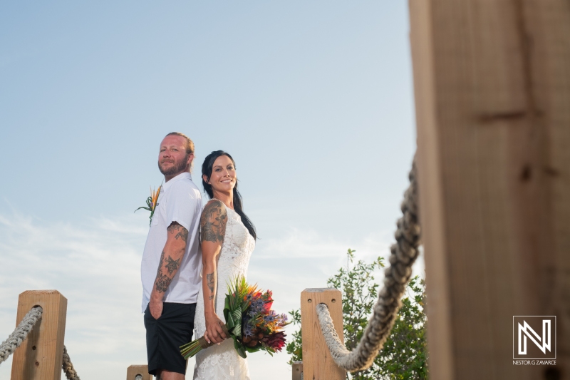Bride and groom photoshoot