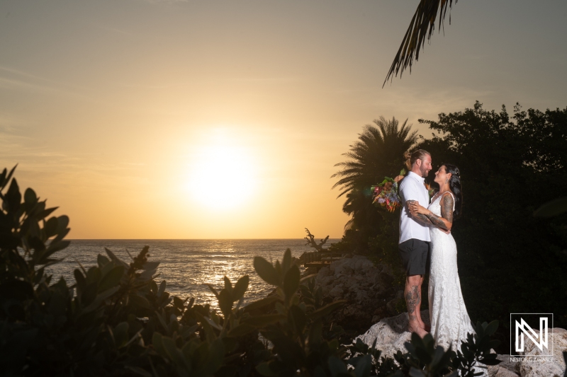 Bride and groom photoshoot