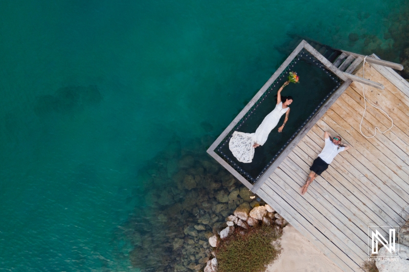 Bride and groom photoshoot