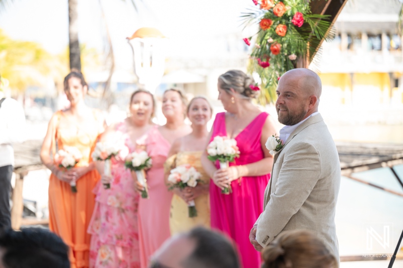 Newlywed Portrait at Avila Beach Hotel