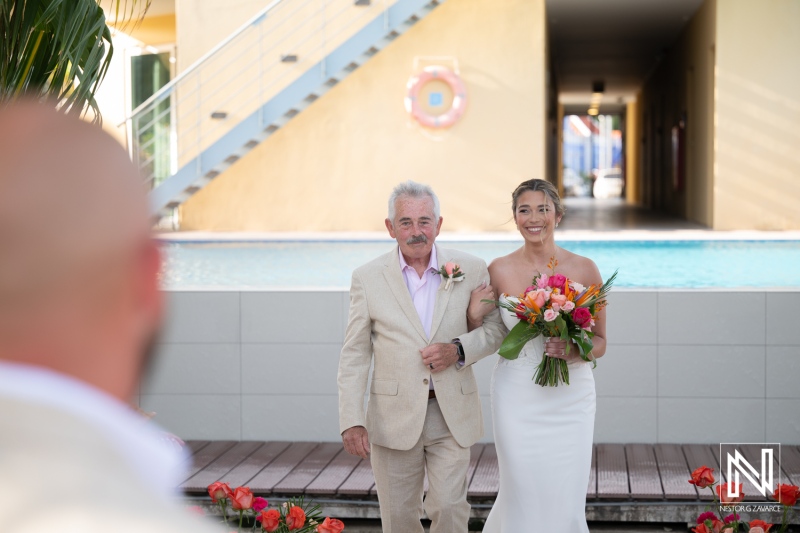 Elegant Beachfront Wedding in Curacao