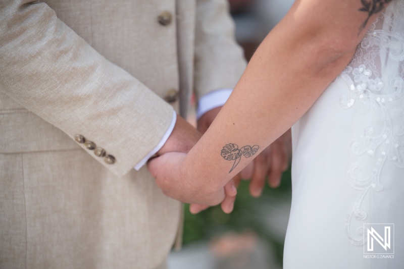 Tropical Wedding Reception at Avila Beach Hotel