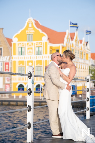 Romantic Wedding Session at Queen Emma Bridge