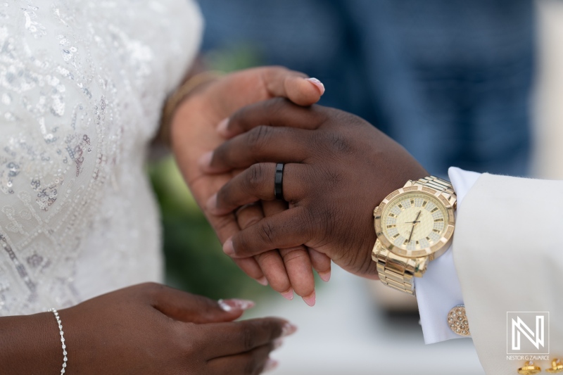 Celebrating love at Mangrove Beach in Curacao during an unforgettable wedding ceremony