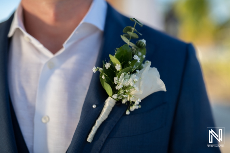 Groom's boutonniere