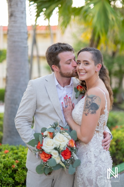 Bride and groom photoshoot session