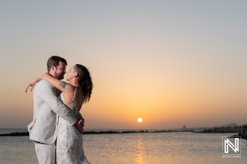 Bride and groom photoshoot session