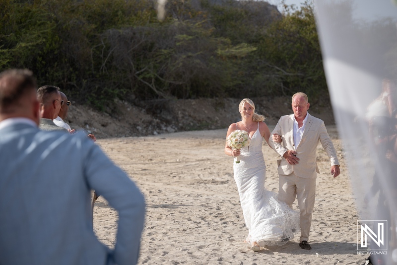 Romantic Caribbean Wedding Portrait