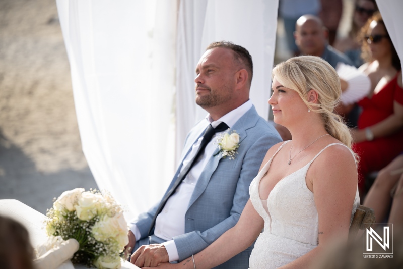 Romantic Caribbean Wedding Portrait