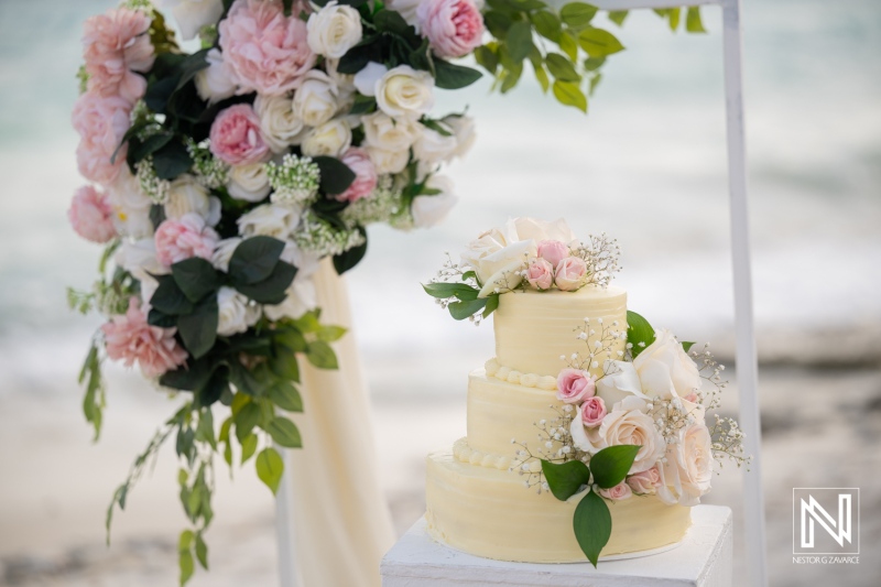 Romantic Caribbean Wedding Portrait