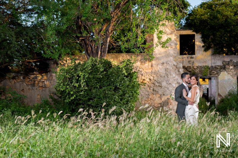 Bride and groom photoshoot session