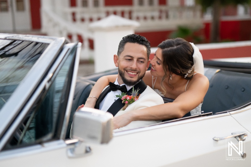 Bride and groom photoshoot session