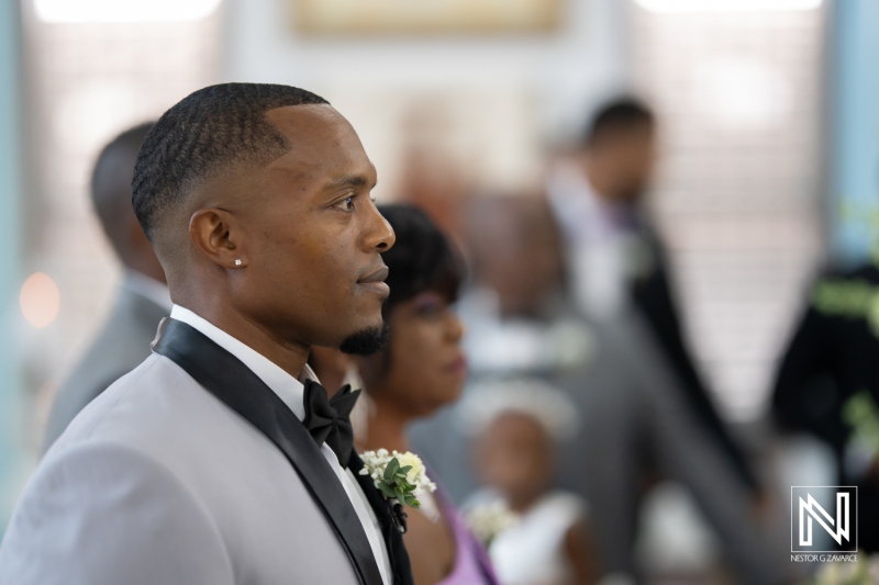 Groom waiting for the bride