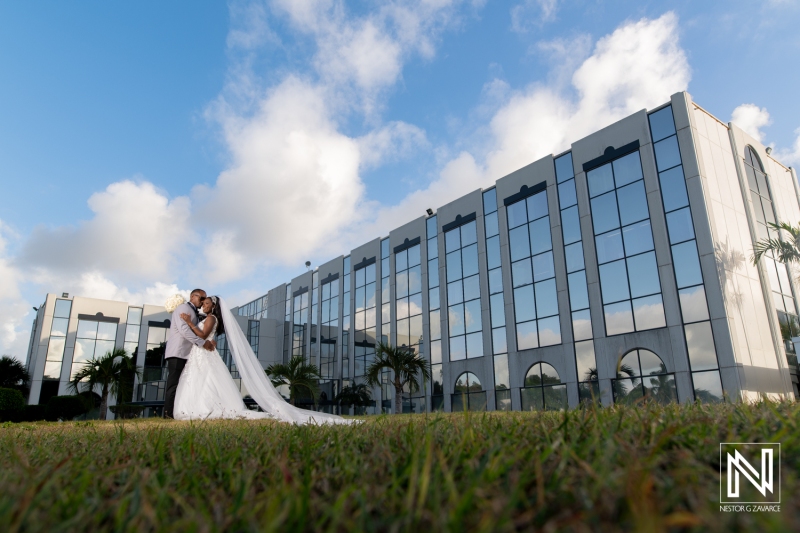 Bride and groom photoshoot session