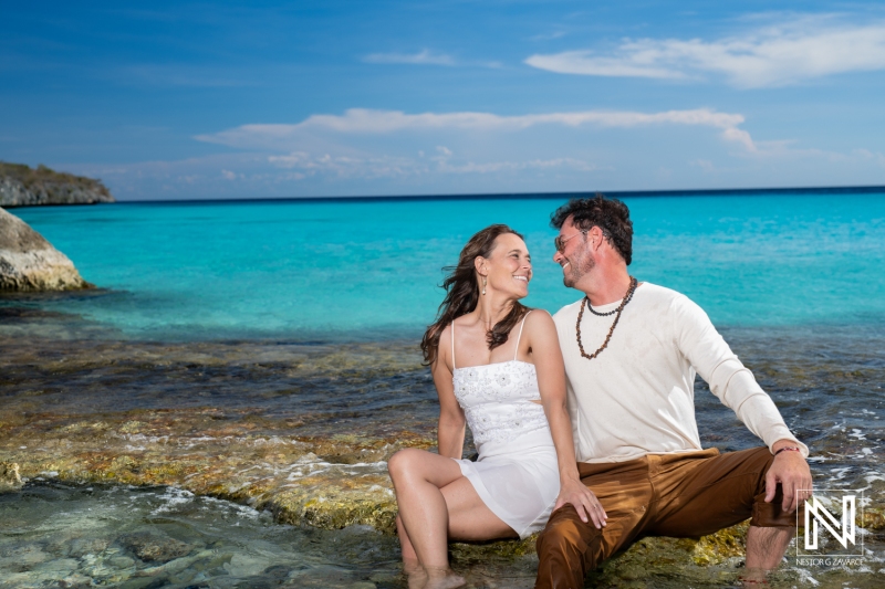 Bride and Groom photoshoot at Cas Abao
