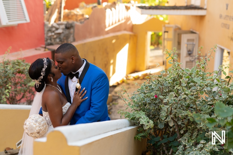 Bride and groom photoshoot session