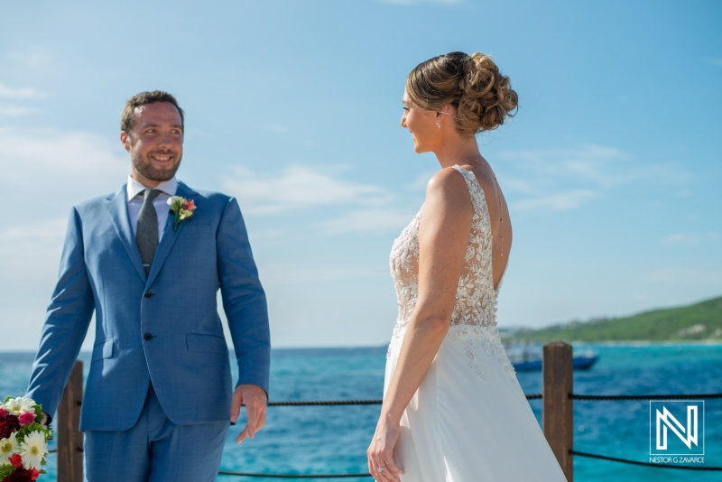 Wedding first look