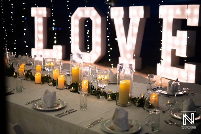 Reception decor