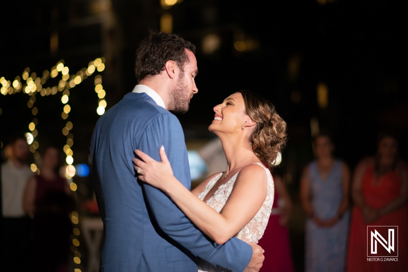 Couple's first dance