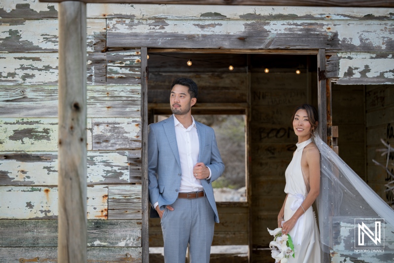 Wedding celebration at Playa Hunku in Curacao, embracing love and joy in a beautiful setting