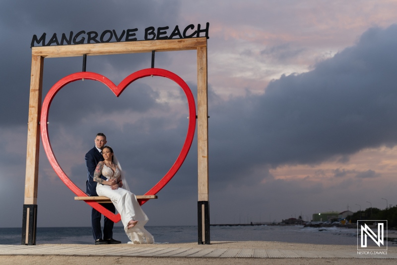 Bride and groom photoshoot session