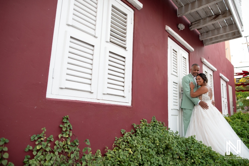 Bride and groom photoshoot session