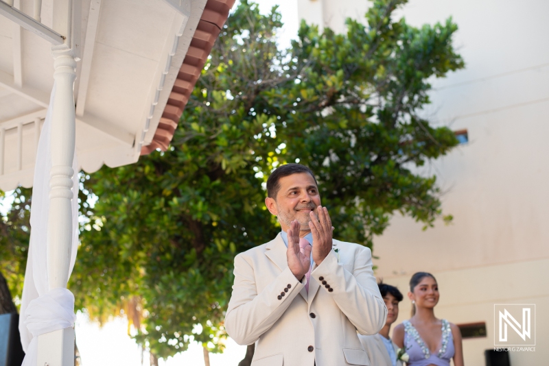 Groom's first reaction