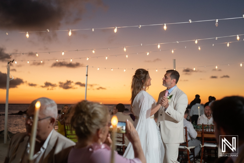 Sunset first dance