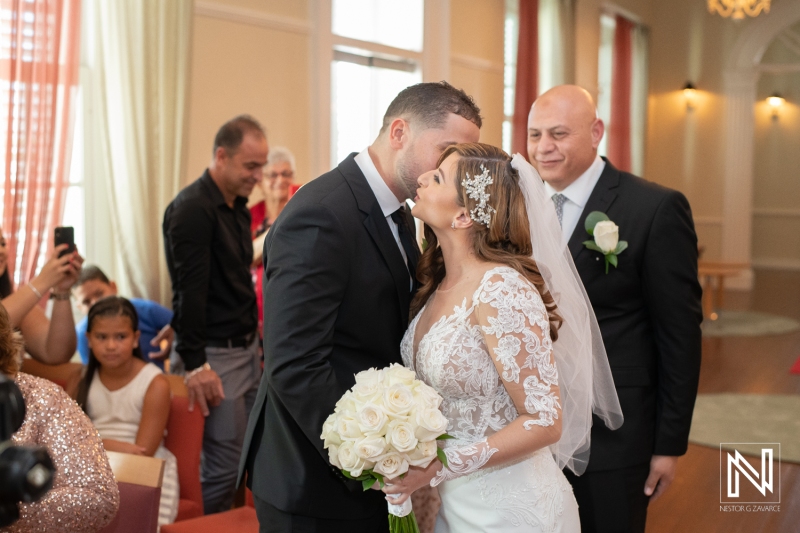 Bride and Groom first look