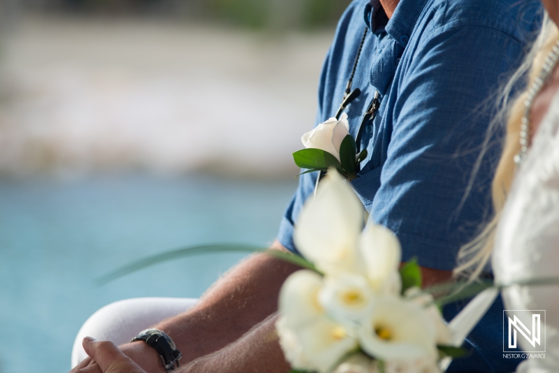 Groom boutonniere