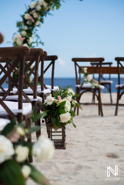 Ceremony setup