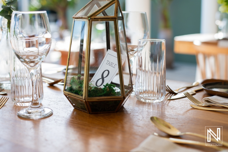 Reception decor