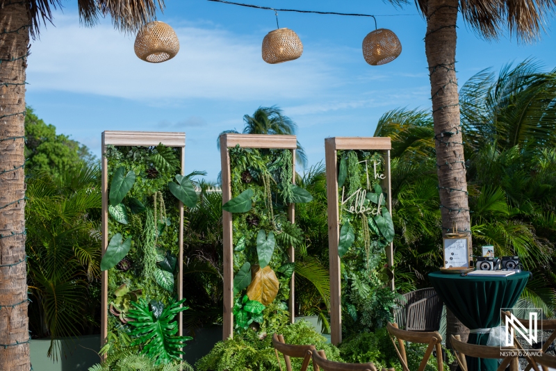 Reception decor