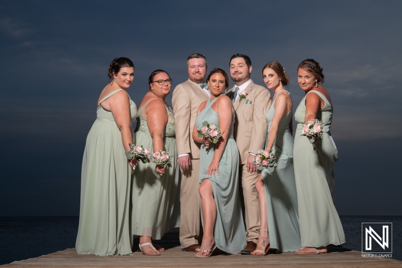 Photoshoot with bridal party
