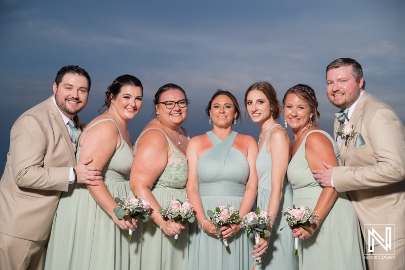 Photoshoot with bridal party
