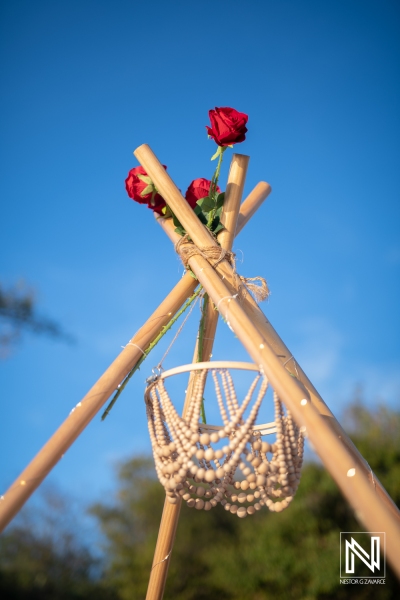 Romantic flower decoration