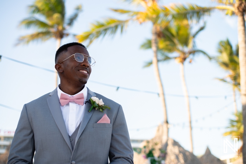 Groom waiting for the bride