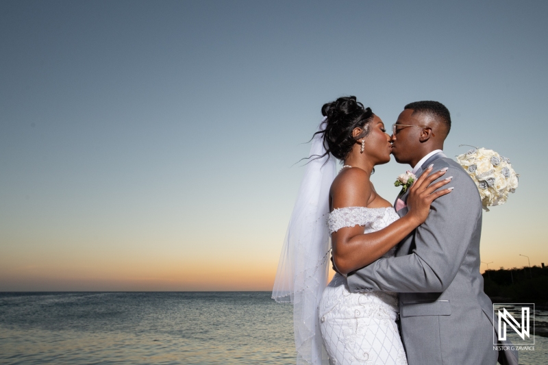 Bride and groom photoshoot session