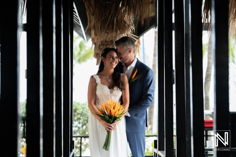 Bride and groom photoshoot session