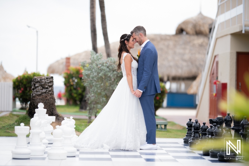 Bride and groom photoshoot session
