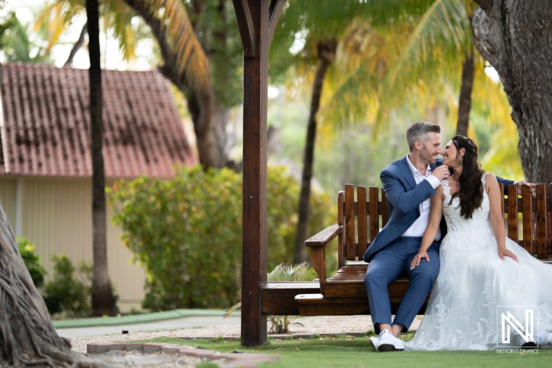 Bride and groom photoshoot session