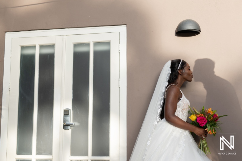 Bride and groom photoshoot session