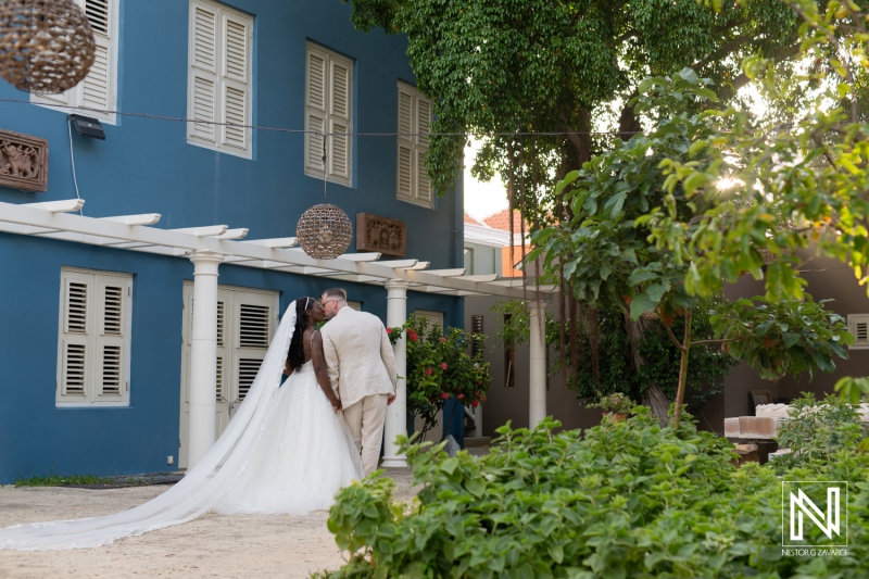 Bride and groom photoshoot session