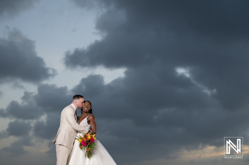 Bride and groom photoshoot session