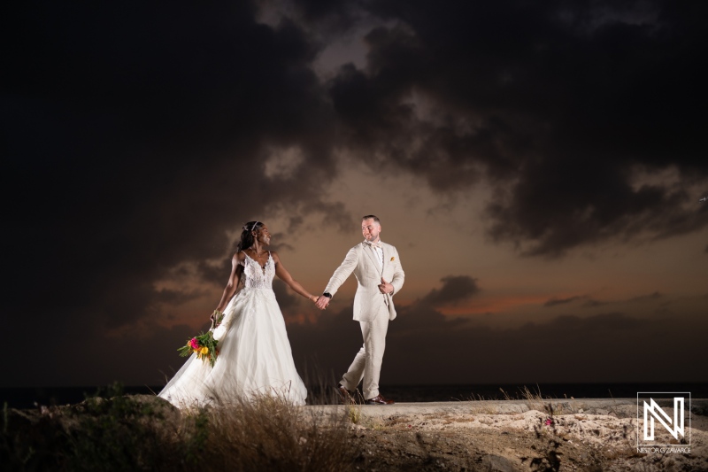 Bride and groom photoshoot session