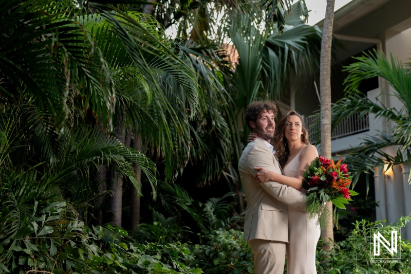 Bride and groom photoshoot session